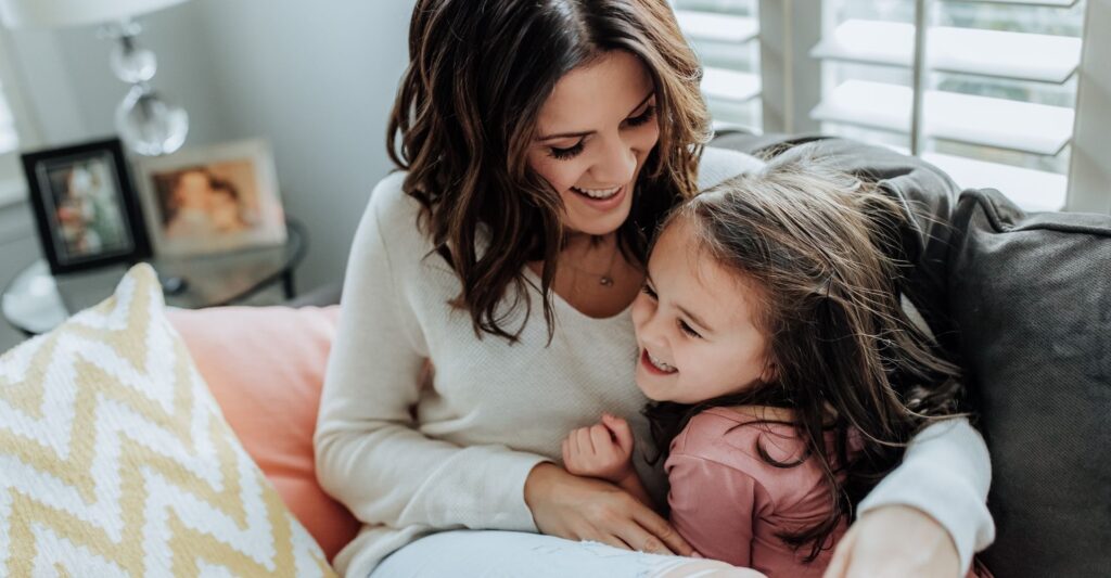 Mom and daughter