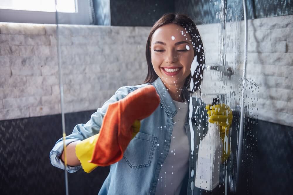 bathroom cleaning